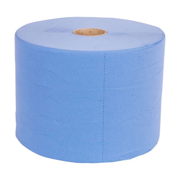 Towlers&reg; Premium poetspapier maxirol - 2x380 meter - 3-laags - blauw