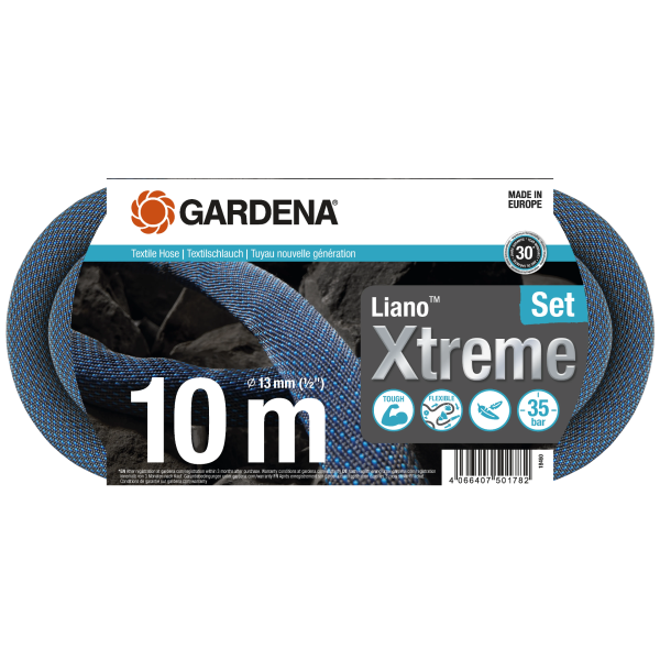 Gardena 18460-20 Textielslang Liano&trade; Xtreme set - 10 meter - 13 mm (G 1/2")