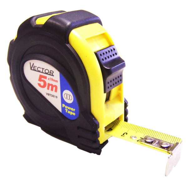 Vector rolmaat - rolbandmaat - 3 meter x 16 mm - ABS / rubber