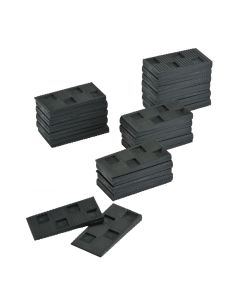 Mac Lean Spietjes / wiggen - 60x30x5 mm - kunststof - 50 stuks - 0700003