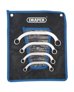 Draper HI-TORQ Halve maan ringsleutelset - 4 delig - 07210