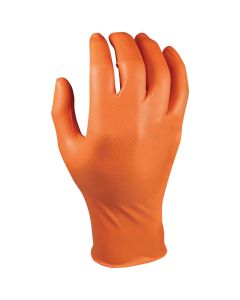 M-Safe Grippaz® 246 Handschoen - nitril - oranje - 50 stuks
