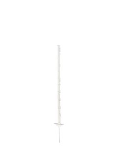 Koltec Afrastering paal - 105 cm - kunststof wit - 10 stuks - 162-80325-10