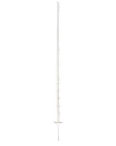 Koltec Afrastering paal - 154 cm - kunststof wit - 10 stuks - 162-80327-10