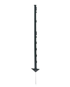 Koltec Afrastering paal - 105 cm - kunststof zwart - 10 stuks - 162-80337-10