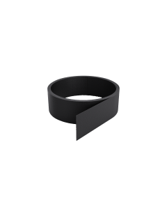 Smart Profile platte strip - 3cm/2,6m - zwart - PVC