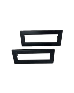 Mac Lean Rail & Roll handgreep rechthoek pakket - mat zwart - 3070464