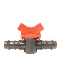 RainBird BF-72 Druppelslang kogelkraan - 2x Ø16 mm tule - zwart