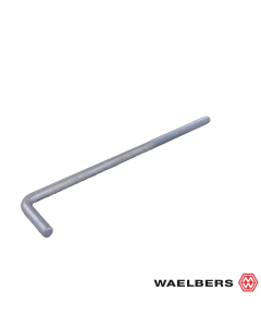 Waelbers Muurplaatanker M12 300x50 mm - staal - blauw gepassiveerd - 3211.35