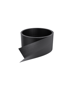 Smart Profile L-hoekprofiel - 2,5x2,5cm/2,6m - zwart - PVC