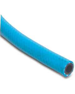 Alfaflex Hogedrukslang PVC 8x14 mm - 40 bar - profiltress - blauw