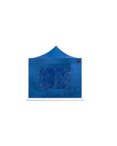 Grizzly GO-WORK Doorwerktent zijwand met raam - 3 meter - blauw - GOWZ3RB