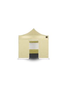 Grizzly GO-WORK Dorwerktent zijwand met ingang - 3 meter - zand - GOWZ3IS