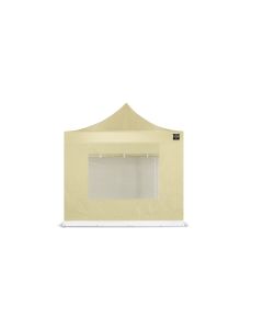 Grizzly GO-WORK Doorwerktent zijwand met raam - 3 meter - zand - GOWZ3RS