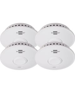 Brennenstuhl RM L 3101 rookmelder set - 4 stuks - 85dB - netwerkbaar - 1290210004