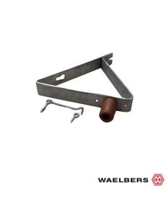 Waelbers Deurvanger 55° - 280x245x240 mm - grijs - staal - 414313.01