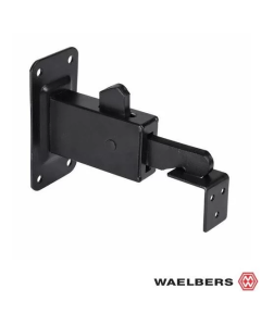 Waelbers Deurvastzetter muurmodel - zwart - 414327.05