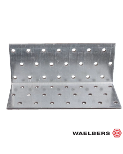 Waelbers Verbindingshoek 100x100x100 mm - staal - blauw gepassiveerd - 448504.11