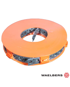 Waelbers Montageband 17x0,70mm - staal verzinkt - 10 meter - in casette - 48040054.01