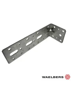 Waelbers Hoekanker met ril - 60x180x60 mm - staal verzinkt - 490284.11