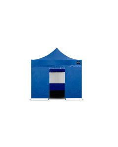 Grizzly GO-WORK Doorwerktent zijwand met ingang - 3 meter - blauw - GOWZ3IB
