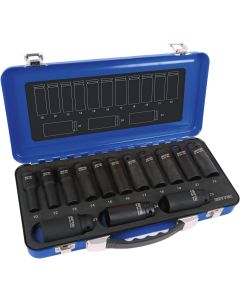 Heytec 5086319-14 Kracht dopsleutelset lang - 1/2" - 14-delig