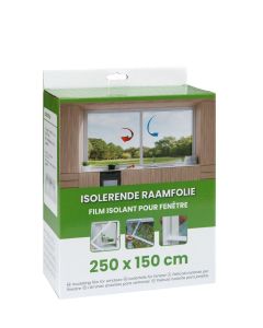 Mac Lean Isolerende raamfolie met klittenband - 250 x 150 cm - 5100001