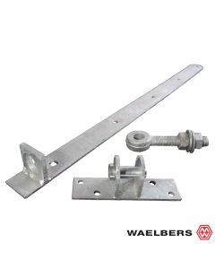 Waelbers Verstelbare heng met oog en duim set - grijs - 600 mm - staal - 575103.01