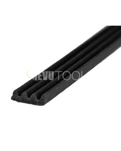 Ellen Zelfklevende tochtband - kier 2-3 mm - 7,5 meter - zwart - 600104050