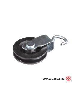 Waelbers Katrol draaibaar met haak - 60 mm - 620201.02