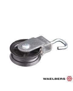 Waelbers Katrol polypropyleen wiel ALU - 40 mm - 620251.02