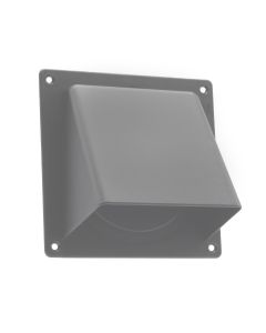 Nedco Universele gevelklep Ø 100/125/110x54 mm - kunststof grijs - 625.004.05