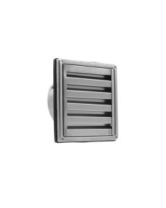 Nedco Lamellenrooster RVS 182x182 mm - Ø 150 mm - 626.021.11