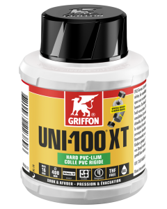 Griffon UNI-100® XT hard PVC lijm met borstel - bus á 250 ml