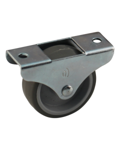 Novio serie 68-52 Bokwiel met plaatbevestiging - Ø32 mm - glijlager - kunststof - 568.321.526.000