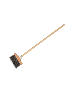 Solide Railbezem - opneembezem 25 cm met 80 cm steel en stokhouder - 1492409