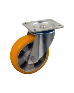 Novio serie 29-15 Zwenkwiel met plaatbevestiging - Ø160 mm - kogellager - PU/TPU - 229.166.156.052