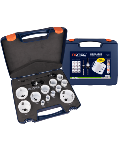 Rotec 533 BiM-Co Gatzagenset "Allround" met Quick-Lock - 6-kant 9 mm - extra hoog - 14-delig - 533.9515