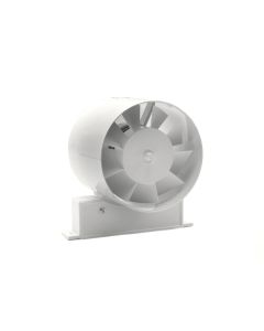 Nedco Buisventilator PV 120 met Timer - 130 m³/u - Ø120 mm - ABS Kunststof Wit - 618.005.00