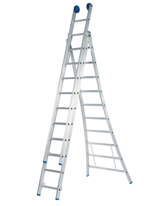 Solide DB10SP Reformladder / ladder - 3-delig - 3x10 sporten - open voet - ongecoat