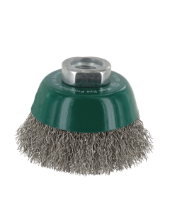 Rotec Komborstel - Ø60 mm - M14 - Gegolfd INOX- draad - 798.0105