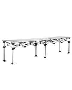 Grizzly GO-WORK tafel 280 cm - aluminium - GOWT280