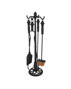 Esschert Design FF70B Haardgereedschap - 4-delig - gietijzer zwart