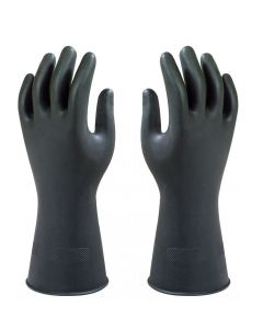 Ansell AlphaTec® 87-118 handschoen - natuur rubber latex - zwart