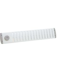 Nedco Schuifrooster Bold Line 500x90 mm - aluminium wit - 635.029.00