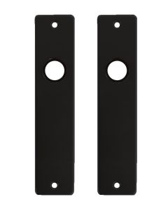 Ami Kortschild tbv loopslot - type 180/41 RH - geperst aluminium zwart - KS BL BE