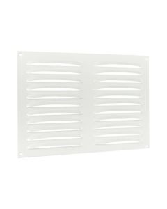 Nedco Schoepenrooster 320x220 mm - aluminium wit - 629.018.00