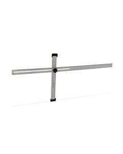 Edma Verstelbare T-liniaal - 1200 mm - aluminium