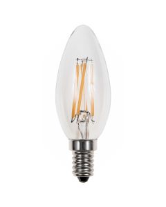 Glow LED Filament kaars - 4W-40W - E14 - 2700K G35 470LM - niet dimbaar