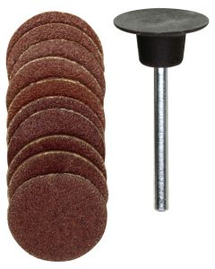 Proxxon Schuurschijf met schuurschotel - Ø18 mm - 2x5 stuks - 28 982